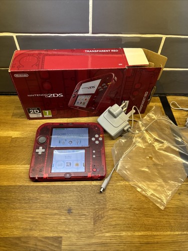 Nintendo 2ds transparent red - transparent,