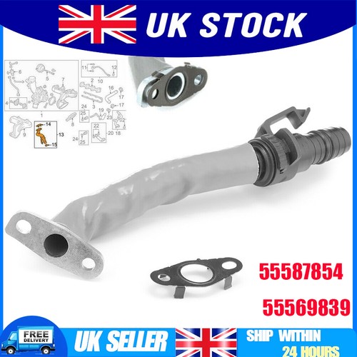 Turbo oil return pipe - oil, 55587854