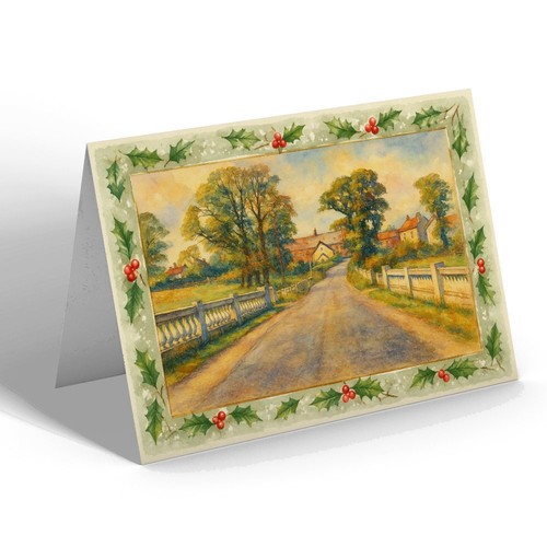 Christmas card school - school, of