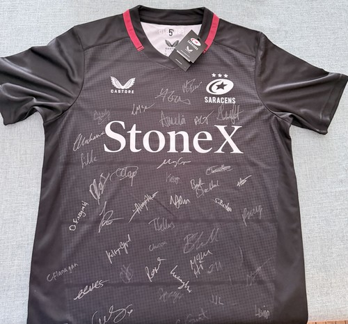 Castore saracens stonex signed - stonex,