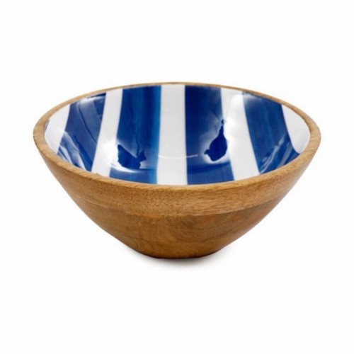 Wood enamel blue and white - wood,