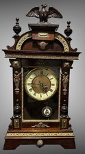 Magnificent Antique German Black-Forest Mantle Clock