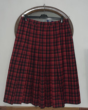 Ara Black and red Wool tartan style  Skirt Size 22