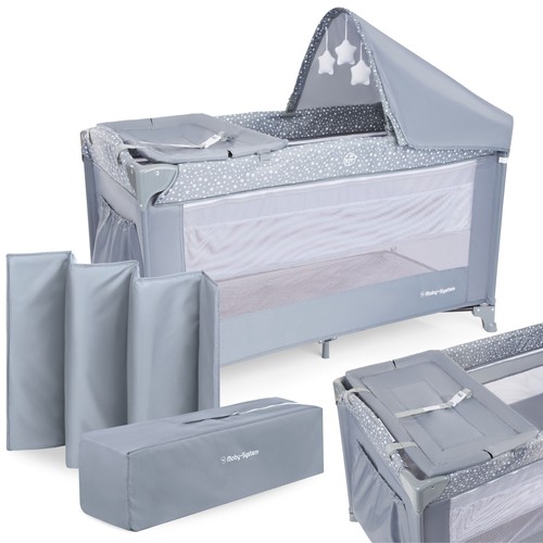 Baby travel cot - cot, mattress