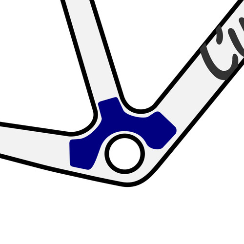Bottom bracket shell protector - bottom,