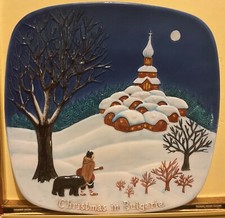 Boxed Beswick/Doulton Plate 'Christmas in Bulgaria’