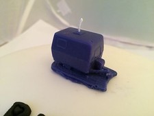 Touring caravan candle cake