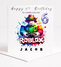 ROBLOX BIRTHDAY CARD