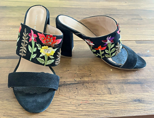 Vanilla moon black suede - moon,