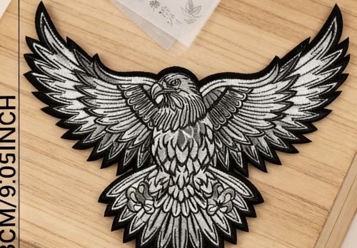 Eagle motorcycle embroidered - eagle,