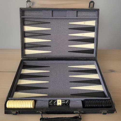 Vintage backgammon complete - vintage,