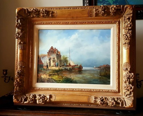 Beautiful original framed oil - beautiful,