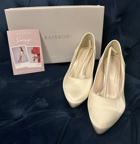 Ivory satin wedding bridal - satin,
