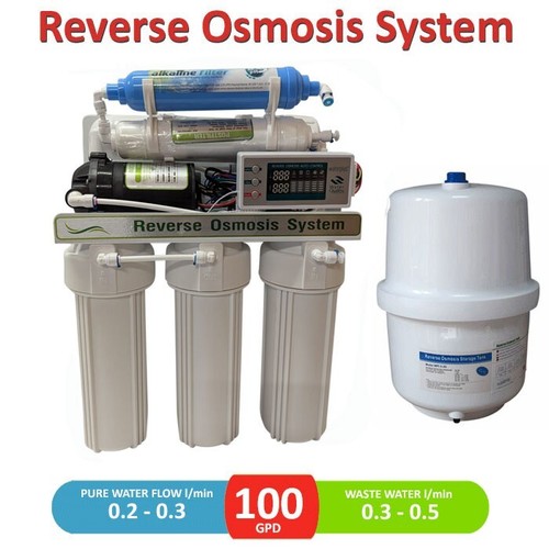 Stage reverse osmosis - reverse, pumped