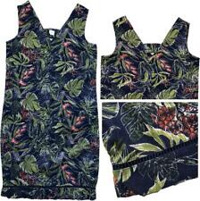 NEXT Womens Summer Shift Dress Tropical Floral Linen Blend CRAZY CLEARANCE £5!