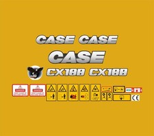 Case CX18B Mini Digger Decal