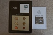 Coin Sets of All Nations - St Helena 1 penny to £1 Pound