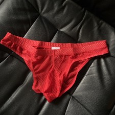  Mens Large Red Sexy Briefs