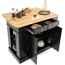 Kitchen Large Island Drop Leaf