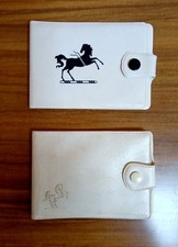 2x Vintage white plastic