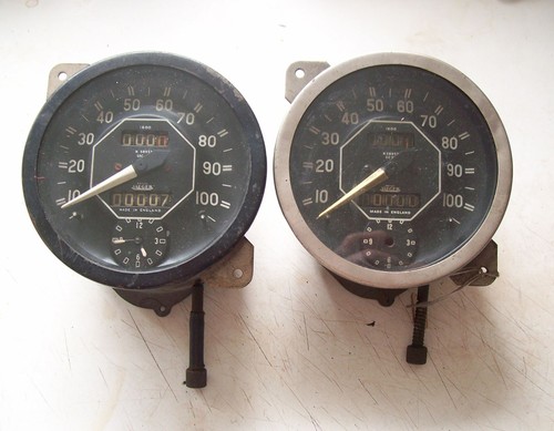 Two type speedometers ya - , y