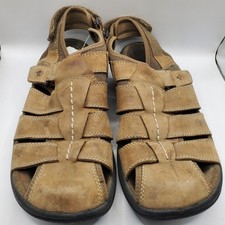 Merrell Montana Mens Size 9 Taupe Fisherman Hiking Summer Sandals Enclosed Toe