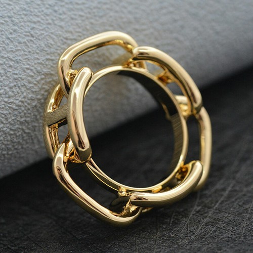 Fashion gold scarf ring - ring, 100%