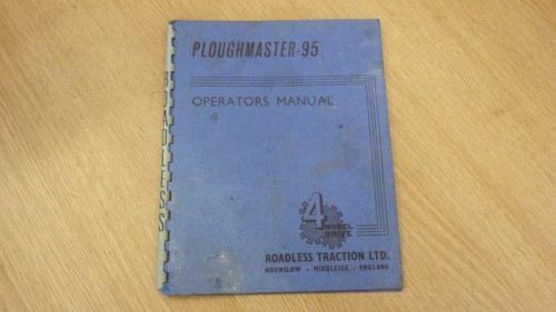 Roadless tractor ploughmaster - roadless,