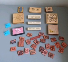 Bulk craft stamps used - bulk,