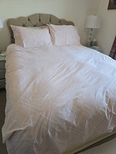 Next Pink Geo print Duvet cover reversible