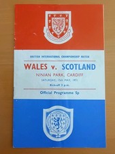 Wales v Scotland programme May