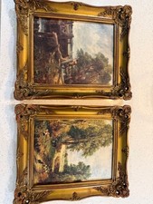 Two Framed Textured Prints –