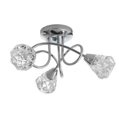 Chrome ceiling light habitat - chrome,