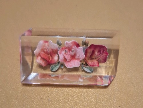 Vintage pink roses reverse - vintage,