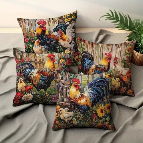 4pc rooster chicken chicks - rooster,
