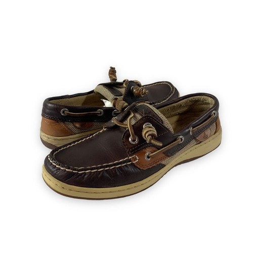 Sperry leather lace loafers - leather, up