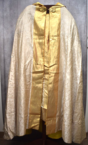 Used white gold vestment - white/gold,