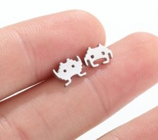 SPACE INVADER - Pair of Stud