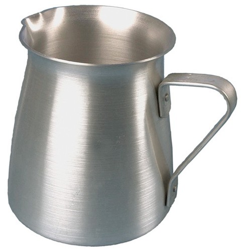 Aluminium jug with handle - aluminium,