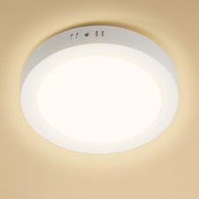 Aigostar LED Ceiling Light 12W Ultra-Thin Round Warm White Surface Mounted 3000K