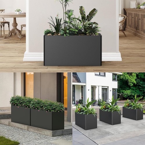 Rectangular planter box large - rectangular,