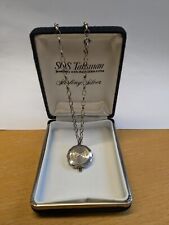 Vintage Boxed SOS Talisman Silver Necklace Chain Pendant Medical  Emergency Info