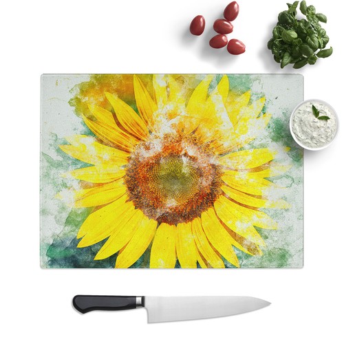 The sunflower design glass - the,