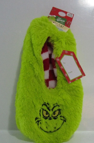 Primark grinch footlet slipper - grinch,
