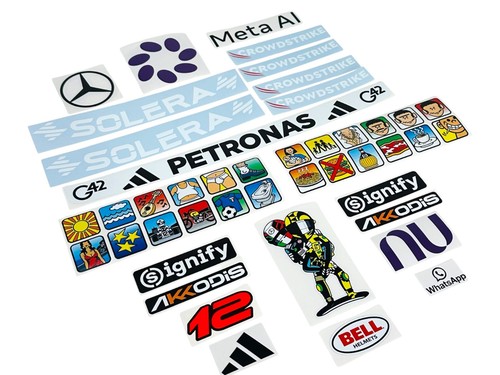 Motorsport helmet stickes - motorsport,