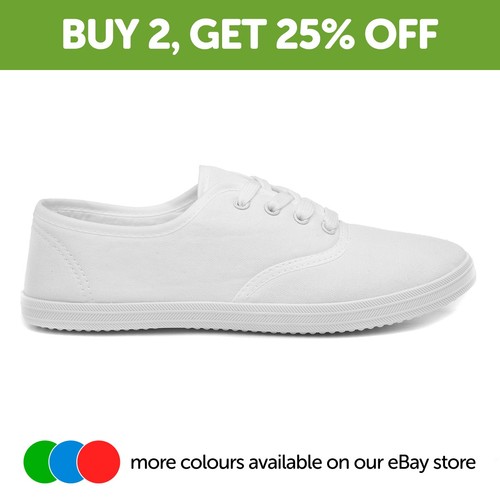 Womens canvas white adults - canvas,