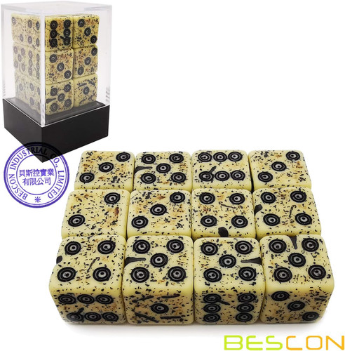 Ancient bone dice set - ancient,