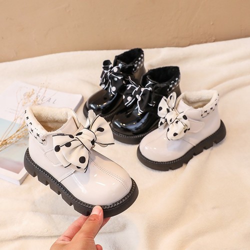 Kids girls ankle snow boots - snow,