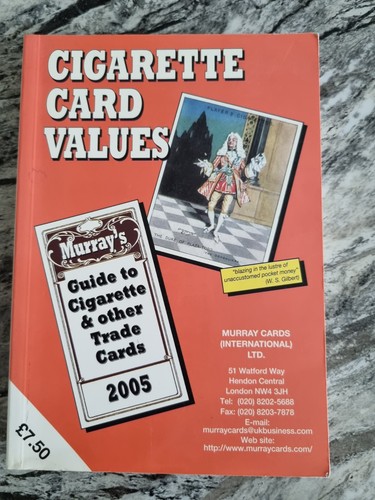 Cigarette card values - card, any
