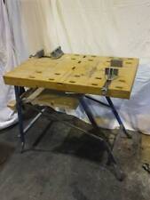 VINTAGE CARPENTERS / BUILDERS FOLDING WORK BENCH.
